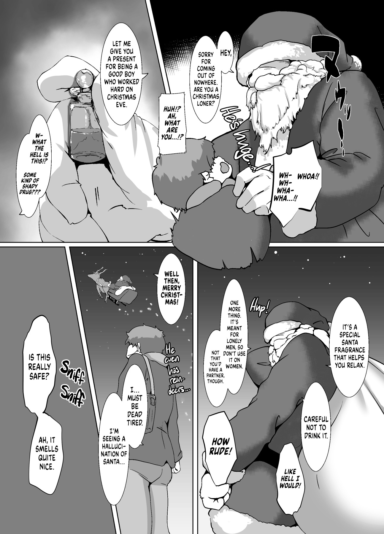 Hentai Manga Comic-Spending Christmas Eve With the Housewife Next Door-Read-6